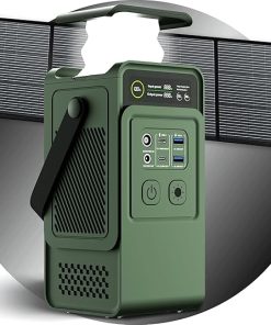 CTOLITY 200W Portable Power Station and 100W Solar Charging Kit
