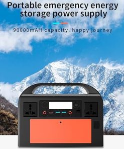 High Power 300W 220V Outdoor Energy Storage Supply 90000mAh Green 2