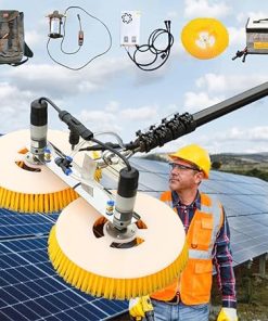 Telescopic Washing Brush with Water Connection for Roof Cleaning