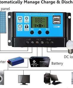 1000W Flexible Solar Panel Kit with 60A Controller for Outdoor Use 2