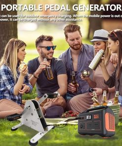 Foot Pedal Power Generator for Camping and Outdoor Use 50W 2