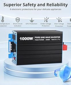 Convert 12V DC to 120V AC Power Inverter 700W for Medium Devices 2