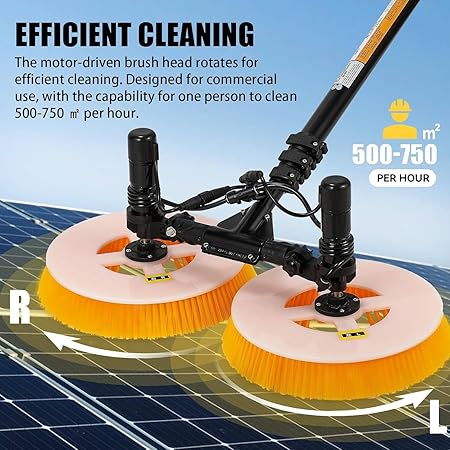 Solar Panel Cleaning Brush for Effective Photovoltaic Maintenance 2 Solar Panel Cleaning Brush for Effective Photovoltaic Maintenance - Image 2
