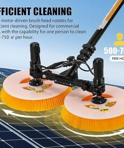 Telescopic Rod Solar Panel Cleaning Machine with Dual Heads  
Electric Dual Head Solar Panel Cleaning Robot for Optimal Shine  
Outdoor Window Glass Cleaner Tool with Water Brush Attachment  
GPAA 3.5M Telescopic Rod for Solar Panel and Window Cleaning 2