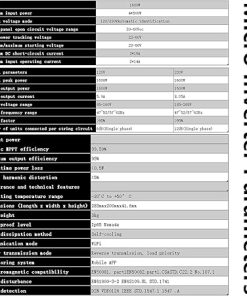 Microinverter Naturalpowerv 1600W Solar Grid Tie Inverter with Display 2