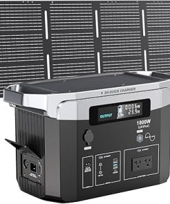 1800W Solar Generator with 200W Panel for RV Camping and Home Use