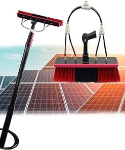 Photovoltaic Solar Panels and Window Cleaning Pole Kit 12 Feet