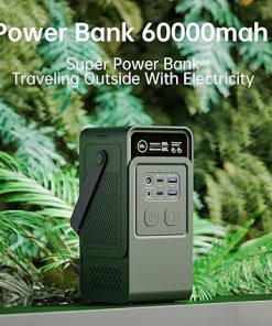 CTOLITY 200W Power Bank Solar Generator Kit for Camping and Emergencies 2