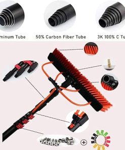 Window Cleaning Pole 3-12M for Solar Panels and Water Fed Brushes 2
