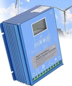 1000W Wind&Solar Hybrid System MPPT Charge Controller Solar Controller 12V 24V 48V with Dump Load, Auto Regulator Home Use Wind Generator,Auto Identification System Voltage(24V)