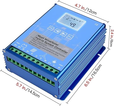 2000W MPPT Wind Solar Hybrid Charge Controller for Off-Grid Systems 2 2000W MPPT Wind Solar Hybrid Charge Controller for Off-Grid Systems - Image 2