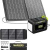 Portable 88.8Wh Solar Generator with 21W Panel for Camping Outdoor