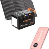 Marbero 88Wh Solar Generator with 21W Solar Panel and 10000mAh Power Bank 3