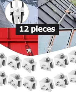 24 Roof Clamps for Metal Roofs Solar Panels Heat Cables Snow Guards 2