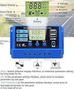 Solar Charge Controller 10A 20A 30A for 12V 24V Solar Panels 2