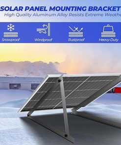 Lightweight Solar Panel Mounting Brackets for Roof RV Boat Camper 2