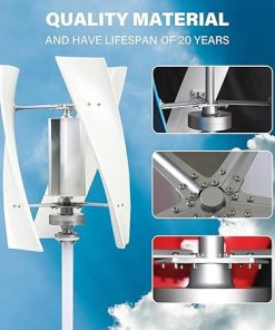 18000W Low Speed Vertical Wind Turbine Generator for Home RV Marine 2