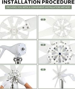 1200W Horizontal Wind Turbine Generator for Off-Grid Power Solutions 2
