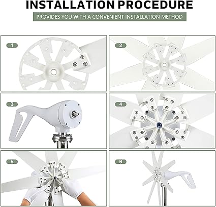 1200W Horizontal Wind Turbine Generator for Off-Grid Power Solutions 2 1200W Horizontal Wind Turbine Generator for Off-Grid Power Solutions - Image 2