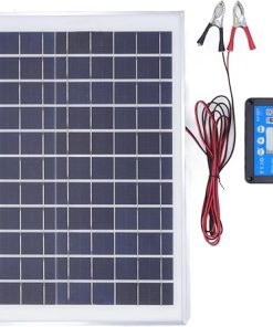 50W 18V Solar Panel Kit with MPPT Charge Controller for RVs and Boats