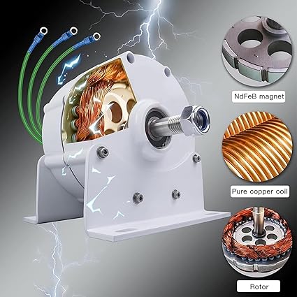 12000W Three Phase Permanent Magnet Electric Motor Generator for DIY 2 12000W Three Phase Permanent Magnet Electric Motor Generator for DIY - Image 2