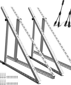 ECO-WORTHY Adjustable Solar Panel Tilt Mount Brackets with Connectors