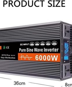 Pure Sine Wave Inverters 4000W 5000W 6000W for Off Grid Home Use 2