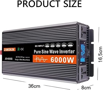 Pure Sine Wave Inverters 4000W 5000W 6000W for Off Grid Home Use 2 Pure Sine Wave Inverters 4000W 5000W 6000W for Off Grid Home Use - Image 2