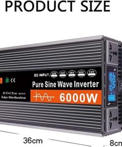 High Power Pure Sine Wave Inverters 4000W 5000W 6000W for Home 2