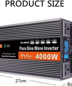 High Efficiency Pure Sine Wave Power Inverter 4000W 5000W 6000W 2