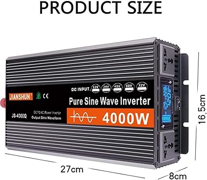 High Efficiency Pure Sine Wave Power Inverter 4000W 5000W 6000W 2 High Efficiency Pure Sine Wave Power Inverter 4000W 5000W 6000W - Image 2