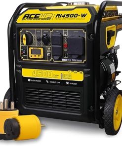 4500 Watt Gas Inverter Generator with Power Plug Included