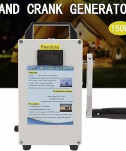 Hand Crank Power Bank 150W AC 240W DC 65Wh Solar Charger Portable 2