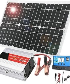 RV Solar Power Kit 300W Inverter 30A Controller USB Ports Display