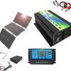 60W 18V Waterproof Solar Panel Kit 3000W 12V 30A for RV Camping 3