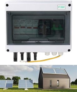 Energy Industry Solar DC Combiner Box 2 in 1 Out 600V Fuse MCB SPD 2