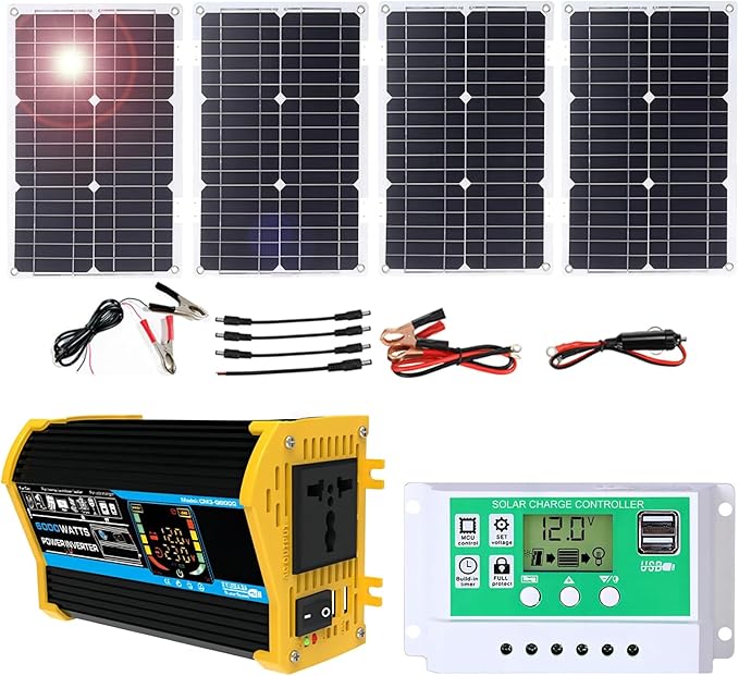 100W Monocrystalline Solar Panel Kit for RV Camping and Boat 100W Monocrystalline Solar Panel Kit for RV Camping and Boat
