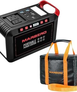 Portable Power Station 148Wh 200W with Carrying Case for Outdoors