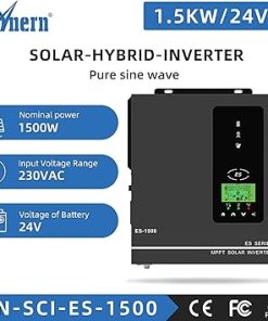 1500W Solar Inverter with 40A MPPT Charge Controller for Off-Grid Use 2
