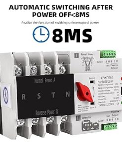 4 Phase Din Rail ATS Dual Power Automatic Transfer Switch 63A 100A 125A 2