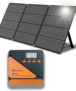 300W Portable Solar Panel 18V Monocrystalline Waterproof Charger 12V