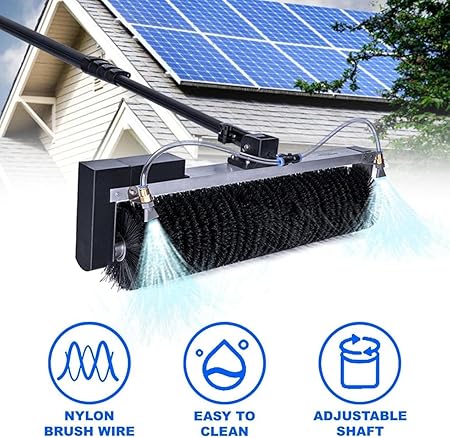 Solar Cleaning Brush and PV System Set with 5.5m Telescopic Pole 2 Solar Cleaning Brush and PV System Set with 5.5m Telescopic Pole - Image 2