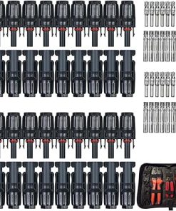 5 Piece Solar Kit with 40 PV Panels and 20 Male Female Connectors