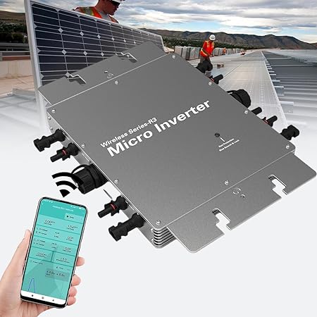 Solar Inverter MPPT Micro 1200W to 2800W Pure Sine Wave AC Cable Solar Inverter MPPT Micro 1200W to 2800W Pure Sine Wave AC Cable