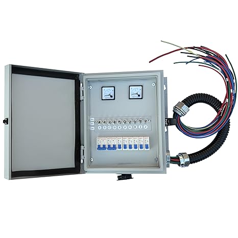 30A Manual Transfer Switch 10 Circuit Kit for Portable Generators 30A Manual Transfer Switch 10 Circuit Kit for Portable Generators