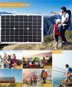 High Efficiency Solar Panel Kit for 12V Battery Charging Rv Van 2