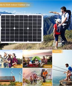 Solar Panel Kit Flexible Monocrystalline 50W 80W 100W for RV 2