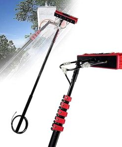 JATIBOSH Solar Panel Cleaning Brushes and 30Ft Extension Pole Kit