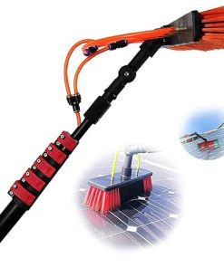Solar Panel Window Cleaning Brush Kit with Extension Pole 30FT
