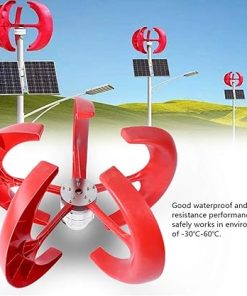 Vertical Wind Turbine Generator 5000W Low Noise for Home Use 2
